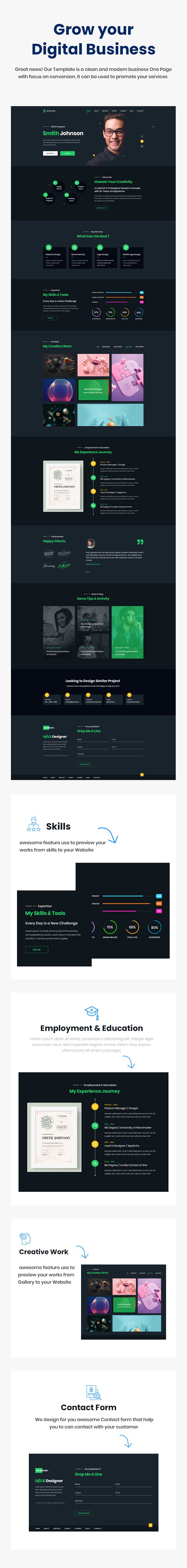 Mr.RESUME - Portfolio Landing Page - 2