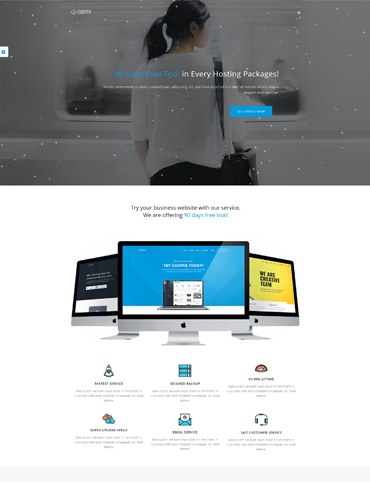 Landing Page Particles